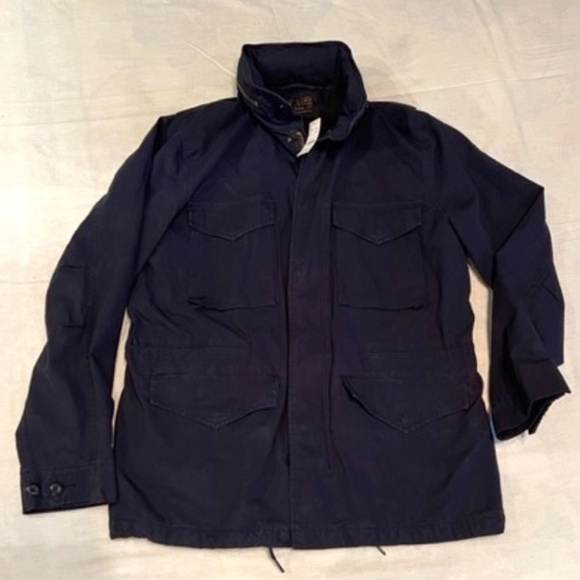J Crew M-65 Field Jacket Navy BNWT! Size Medium​​​​​​​​​​​​​​​​​​​​​​​​ - Picture 1 of 6